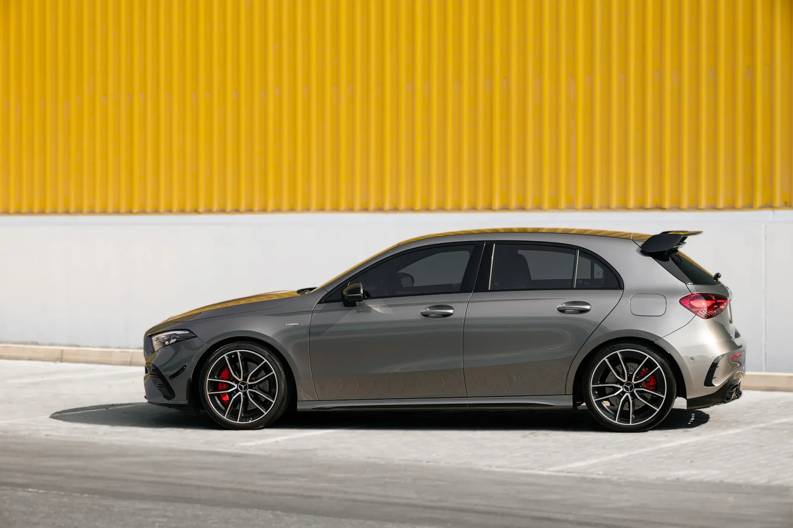 Rent Mercedes-Benz A-Class 35 AMG Grey 2025 in Abu Dhabi - 12 