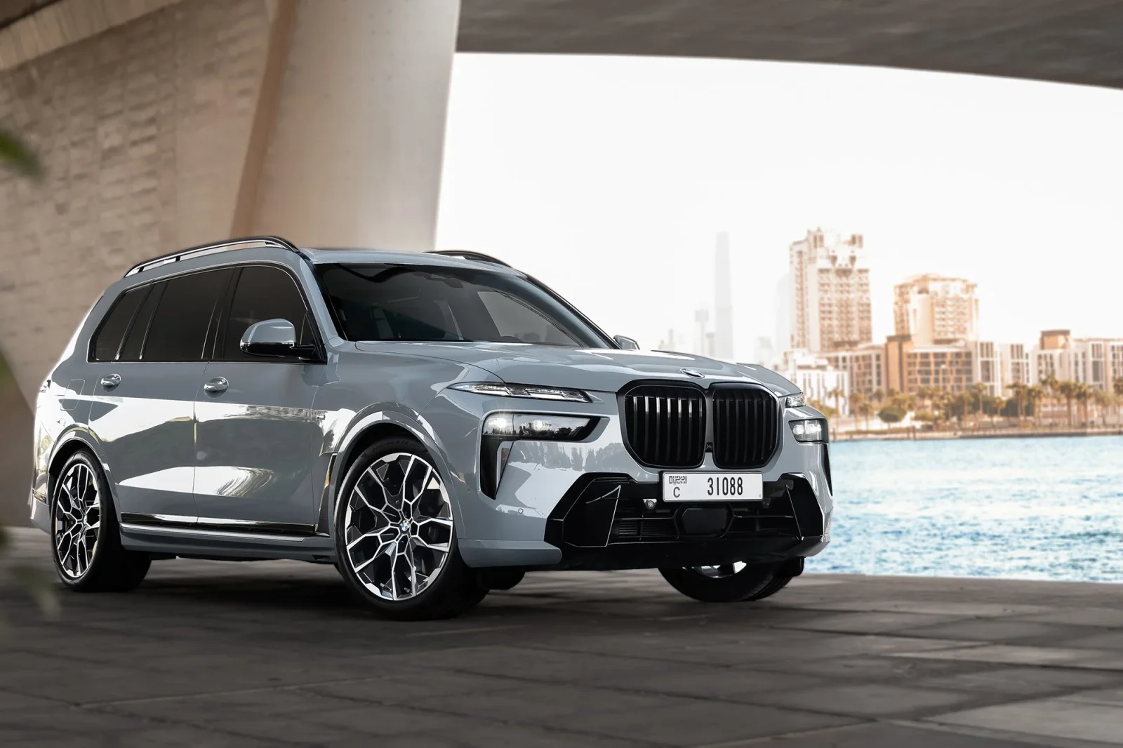 Rent BMW X7 40i Grey 2025 in Abu Dhabi