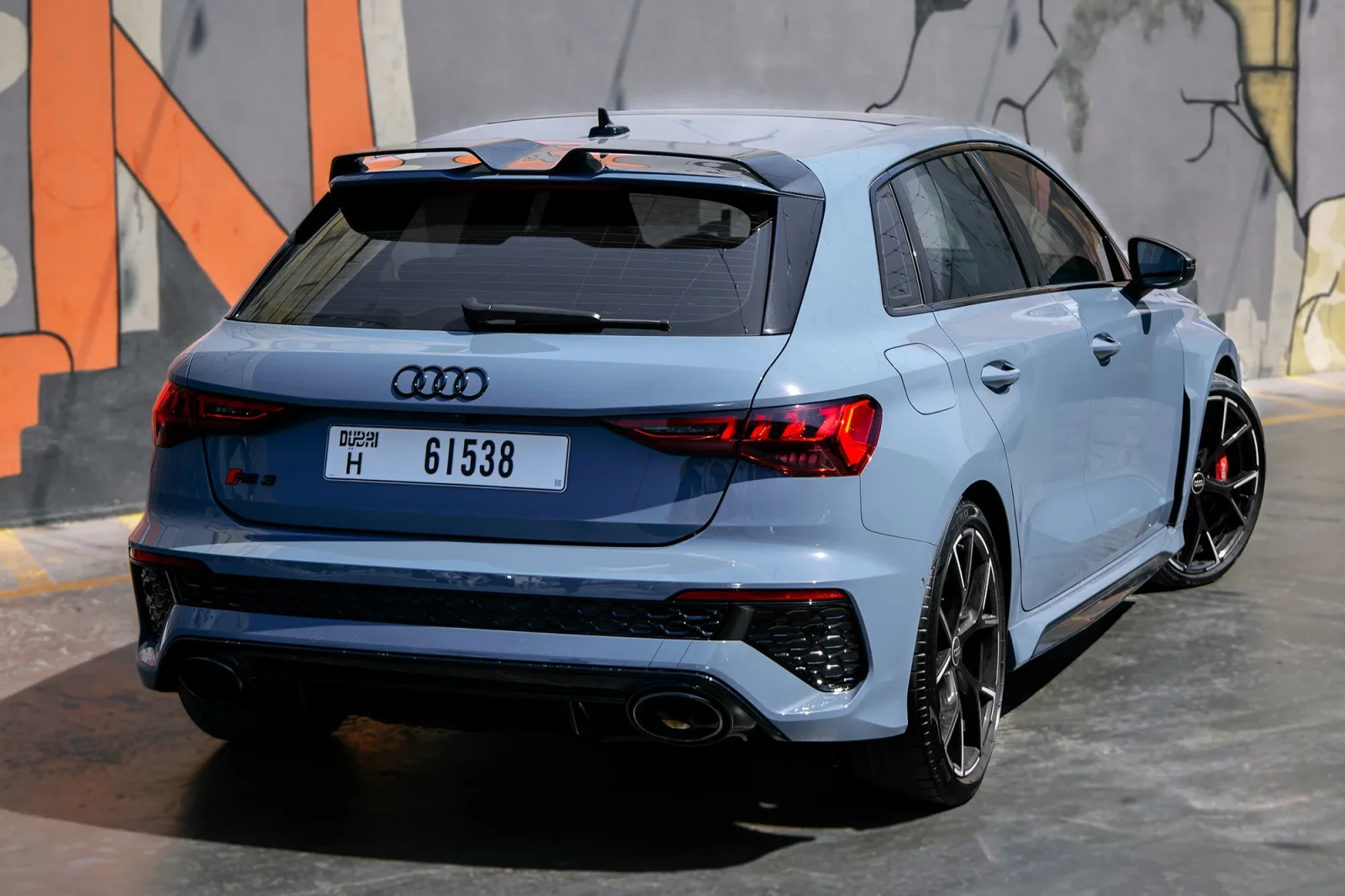 Rent Audi RS3  Grey 2024 in Abu Dhabi - 8 