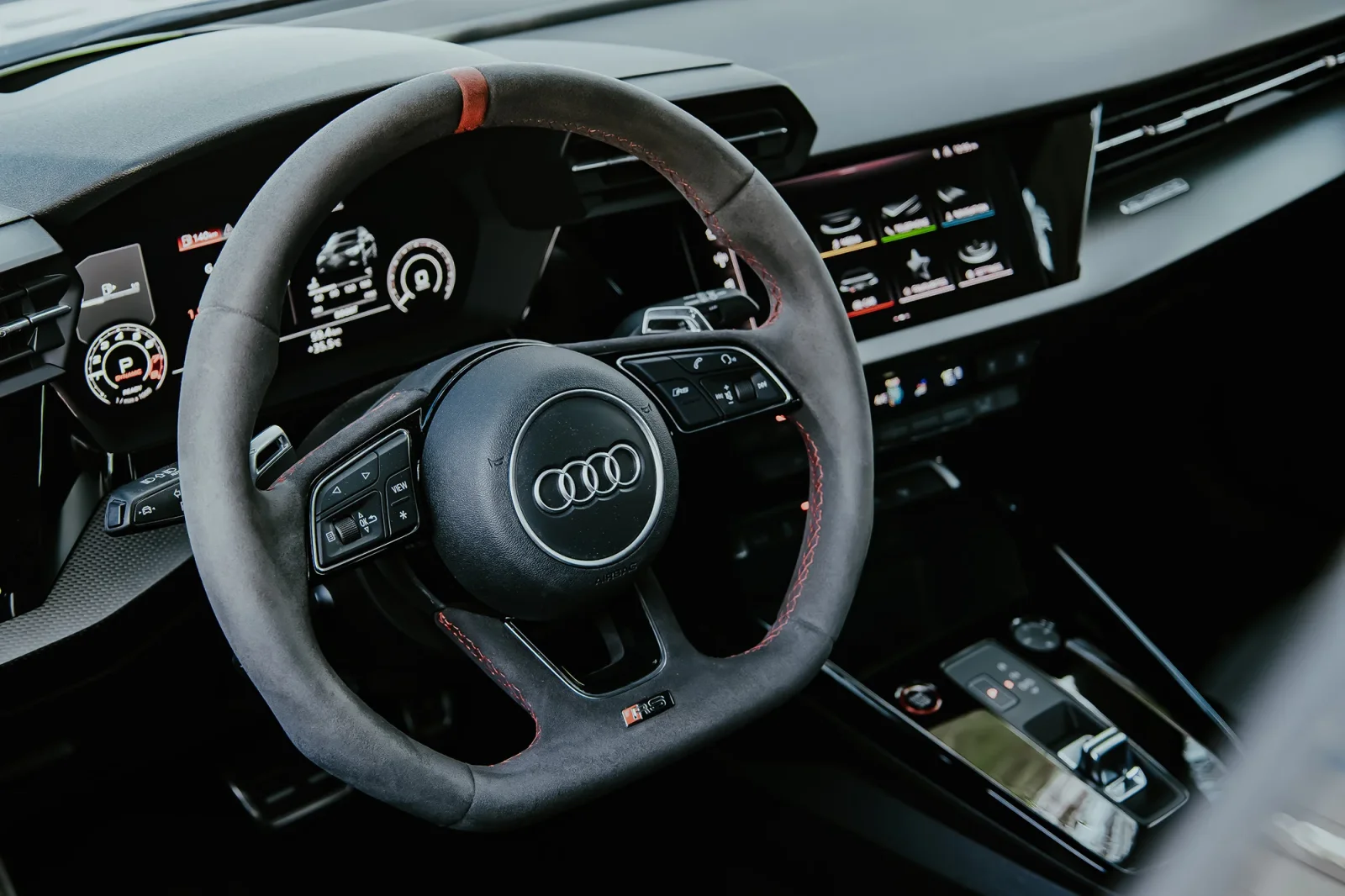 Rent Audi RS3  Grey 2024 in Abu Dhabi - 3 