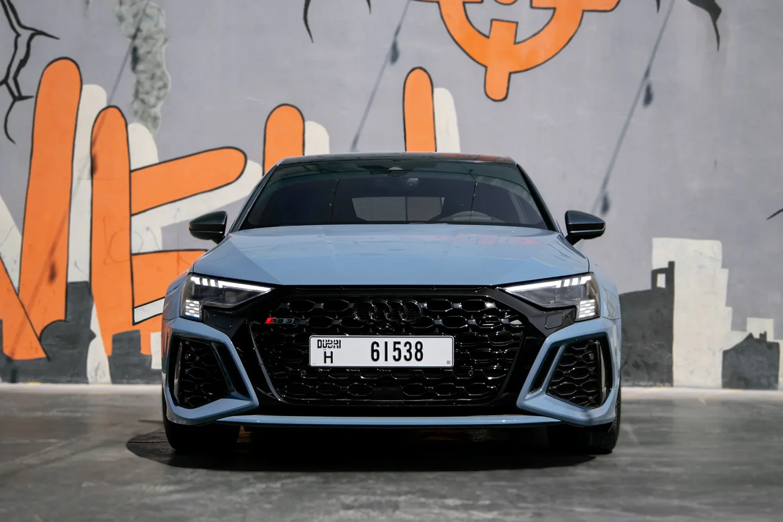 Rent Audi RS3  Grey 2024 in Abu Dhabi - 7 
