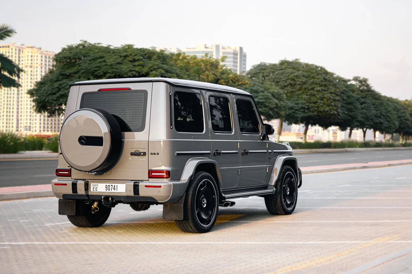 Loyer Mercedes-Benz G-Class G63 AMG Gris 2023 en Abou Dabi - 8 