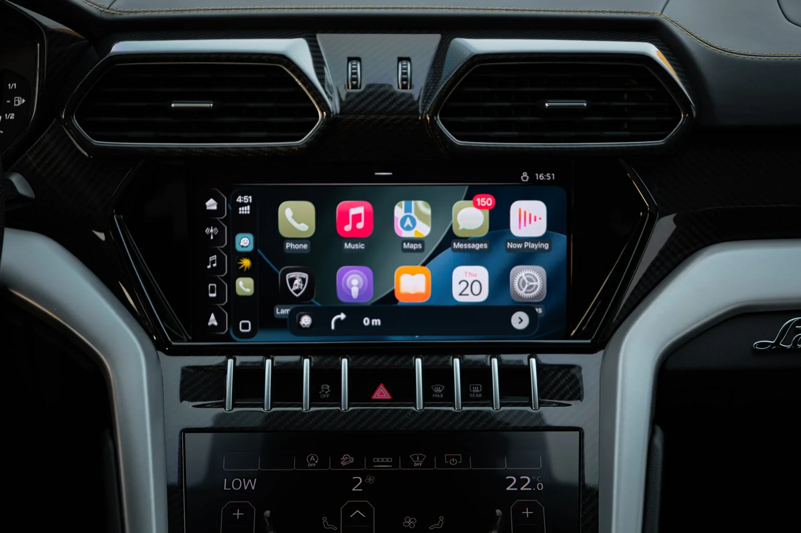 Rent Lamborghini Urus  Black 2022 in Abu Dhabi - 7 