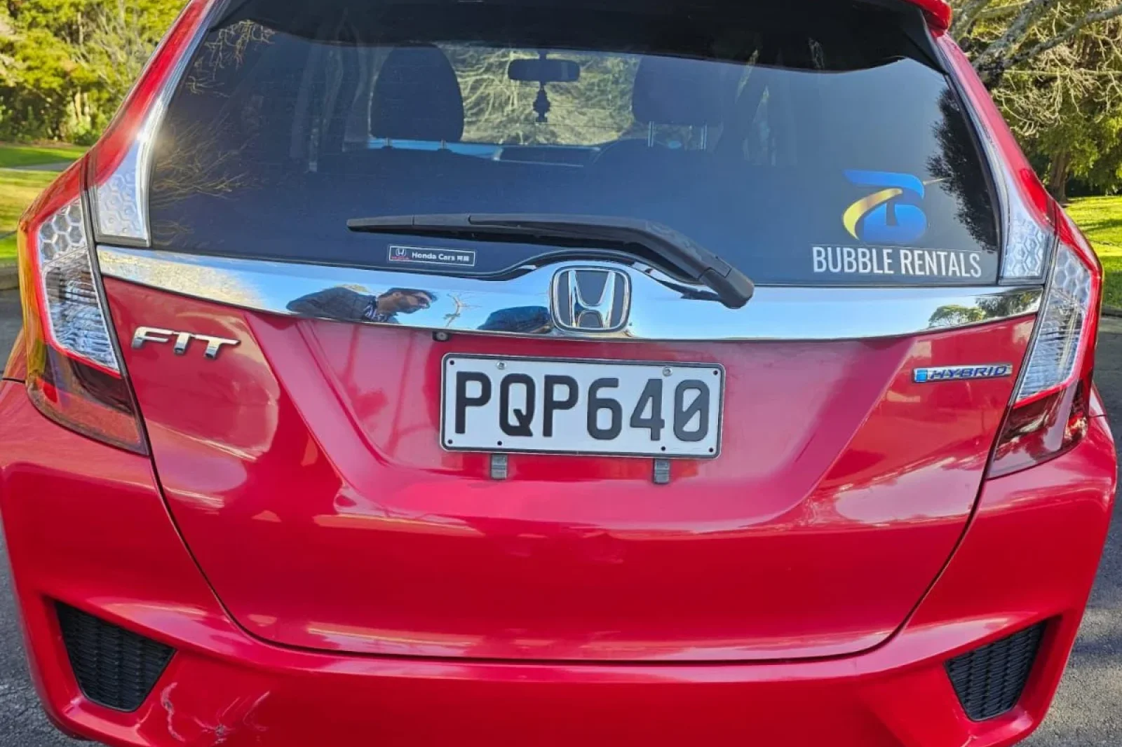 Rent Honda Fit  Red 2014 in Mangere - 5 