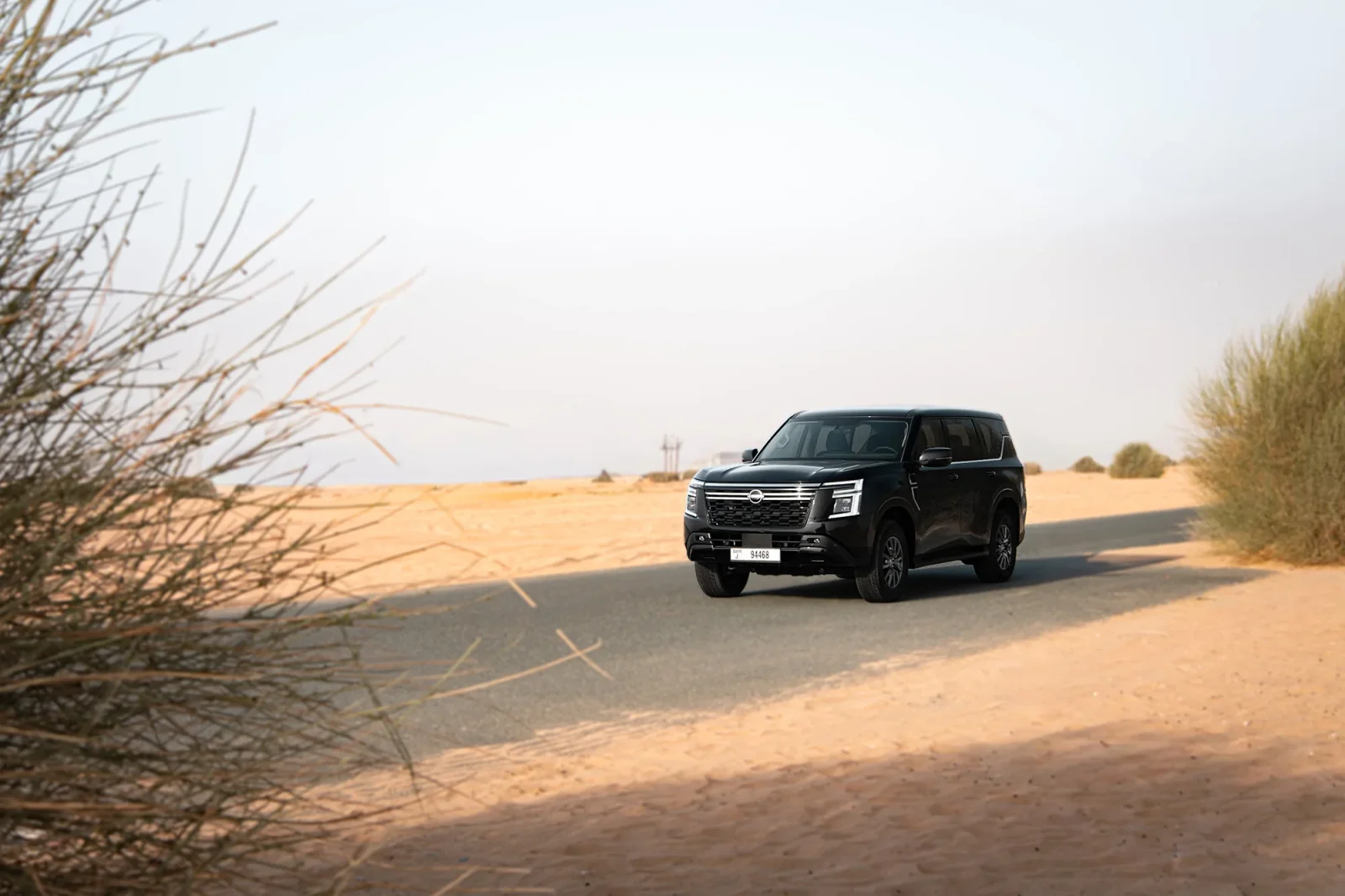 Kiralık Nissan Patrol  Siyah 2025 içinde Abu Dhabi - 12 