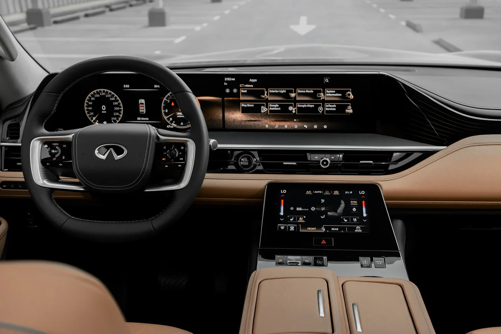 Affitto Infiniti QX80  Nero 2025 in Abu Dhabi - 5 