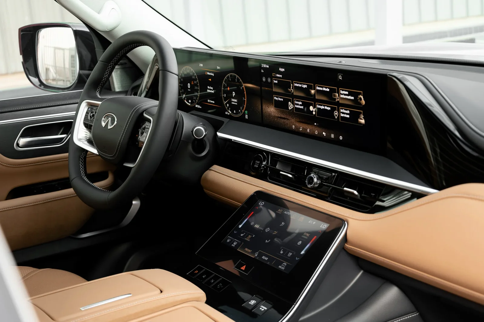 Affitto Infiniti QX80  Nero 2025 in Abu Dhabi - 8 