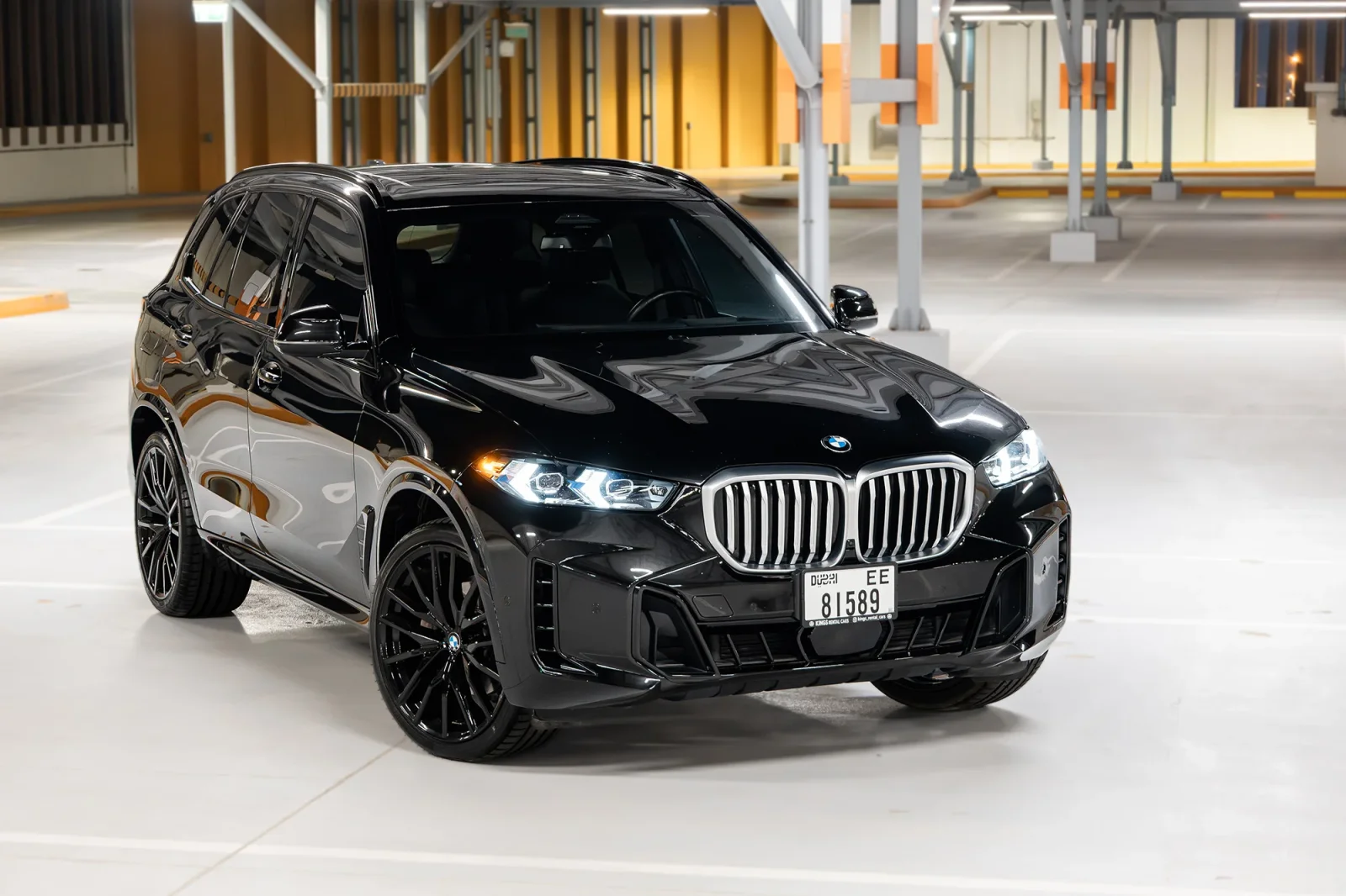 Rent BMW X5 40i Black 2025 in Abu Dhabi