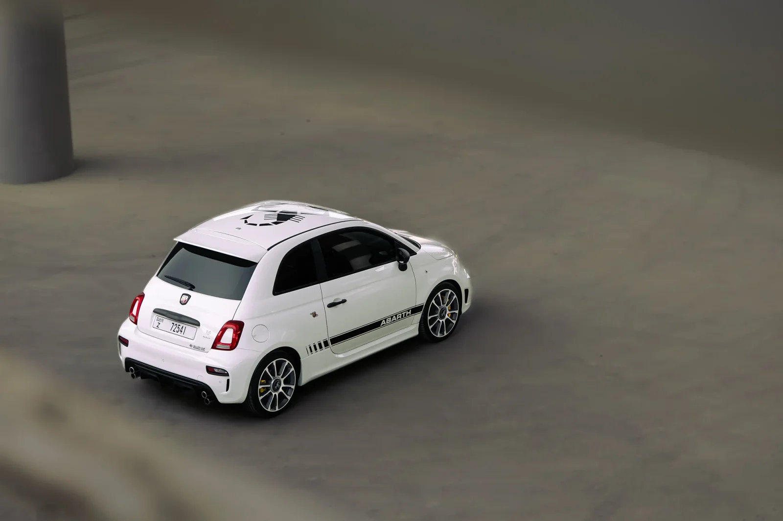 Rent Abarth 695 Turismo White 2024 in Abu Dhabi - 12 