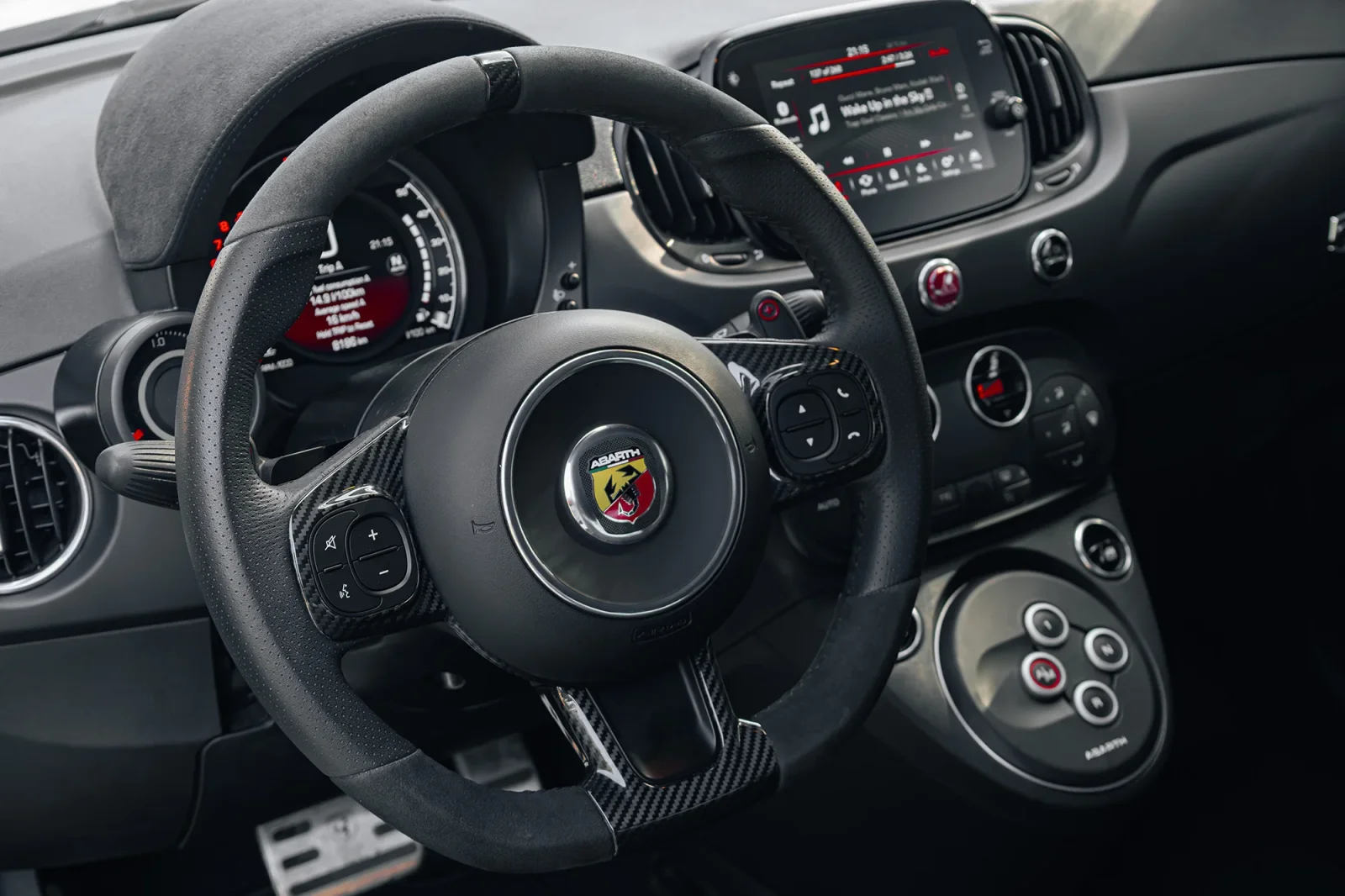 Rent Abarth 695 Turismo White 2024 in Abu Dhabi - 4 