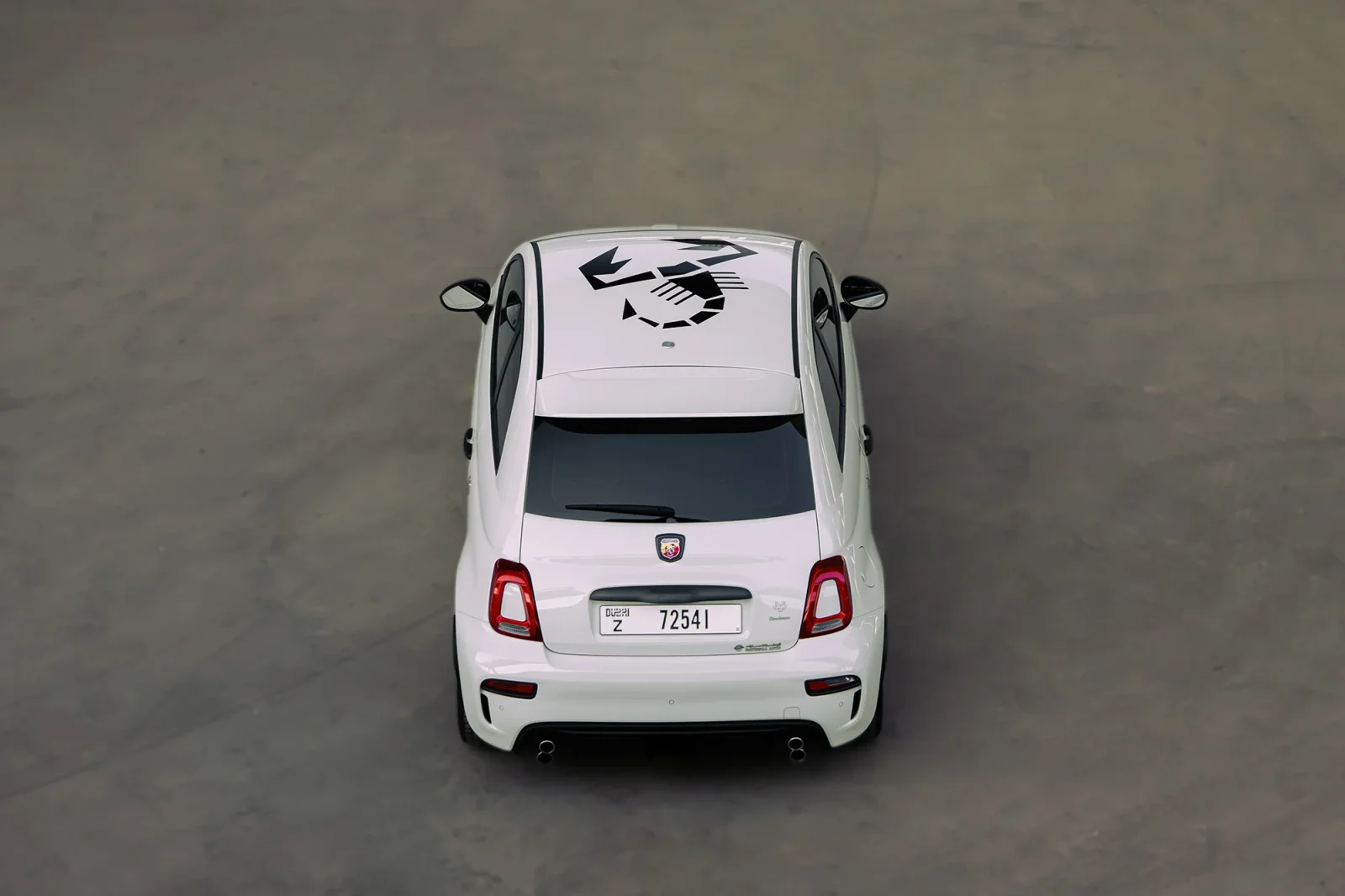 Rent Abarth 695 Turismo White 2024 in Abu Dhabi - 13 