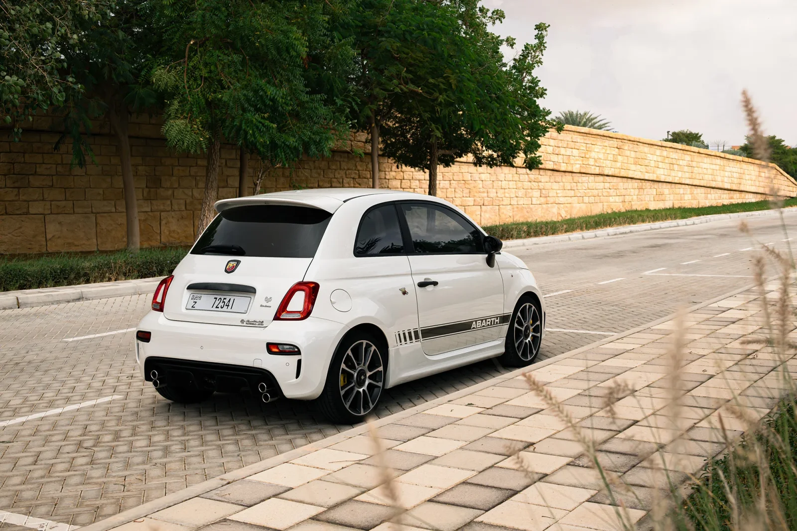 Rent Abarth 695 Turismo White 2024 in Abu Dhabi - 10 