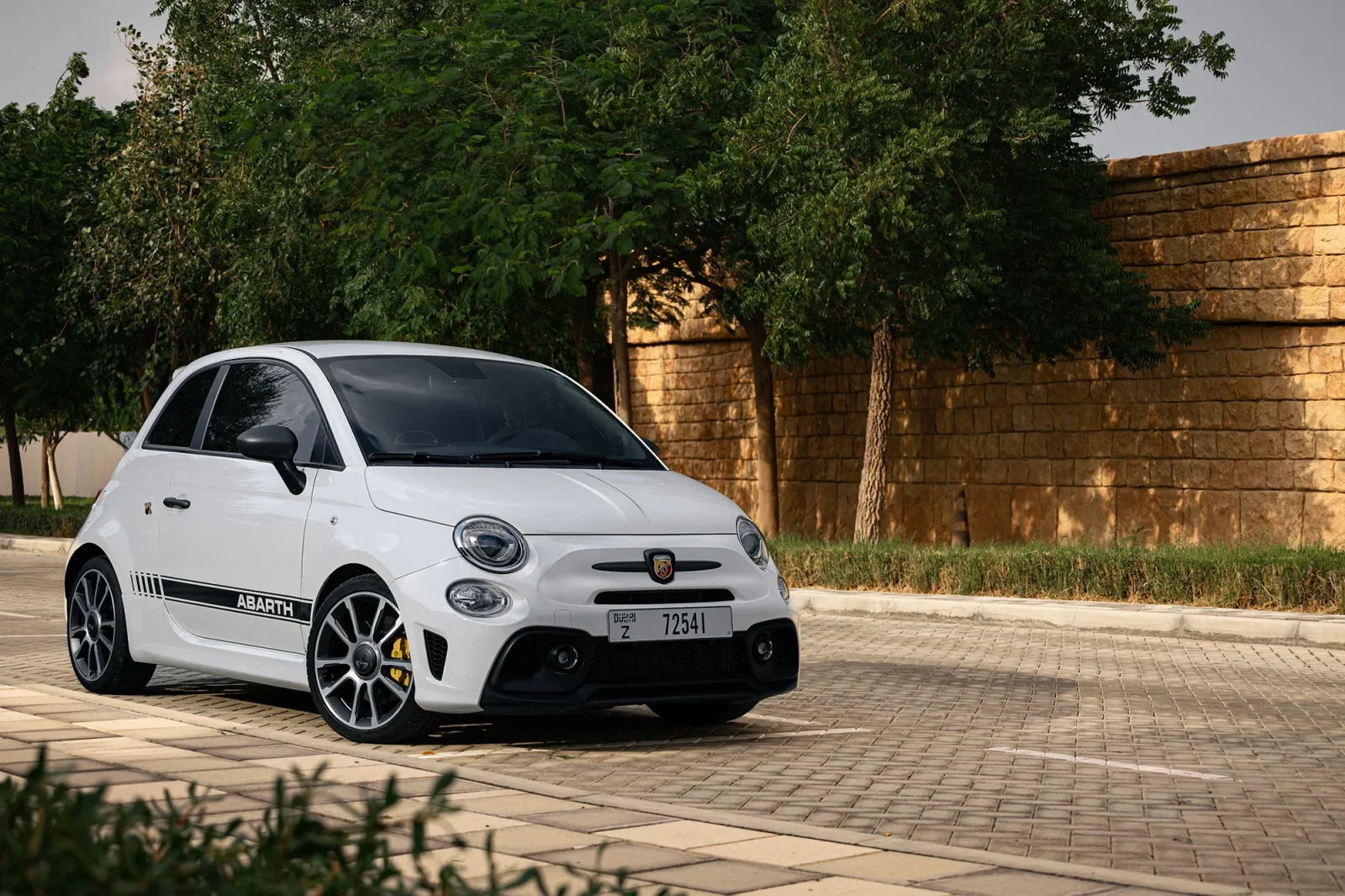 Rent Abarth 695 Turismo White 2024 in Abu Dhabi - 11 
