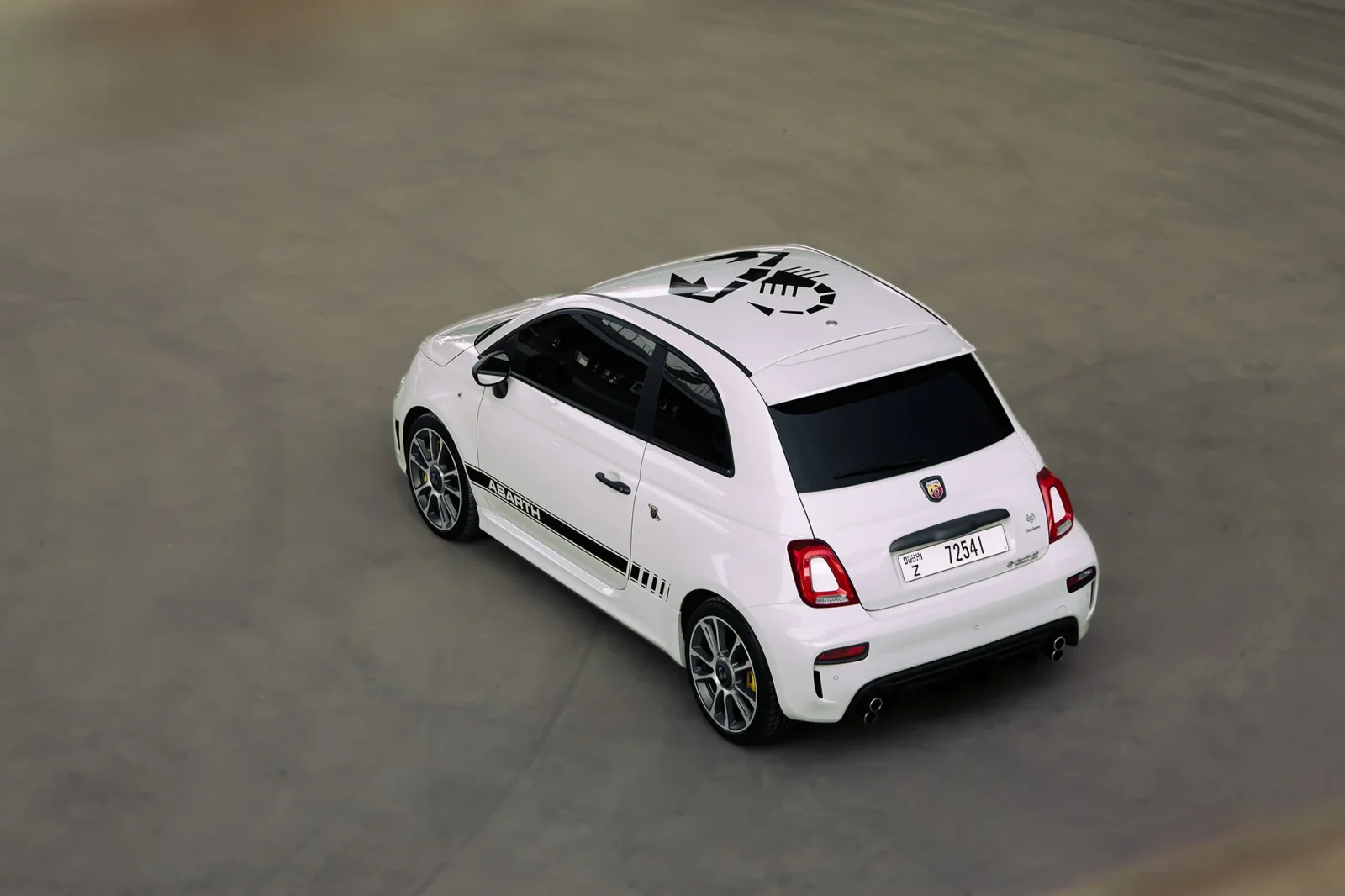 Rent Abarth 695 Turismo White 2024 in Abu Dhabi - 10 