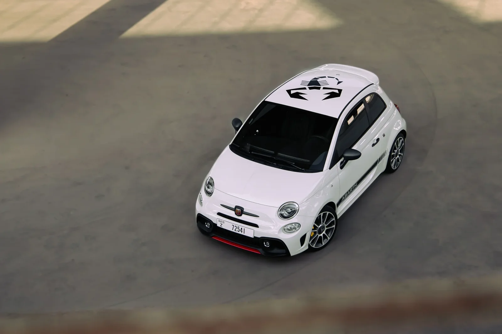 Rent Abarth 695 Turismo White 2024 in Abu Dhabi - 9 