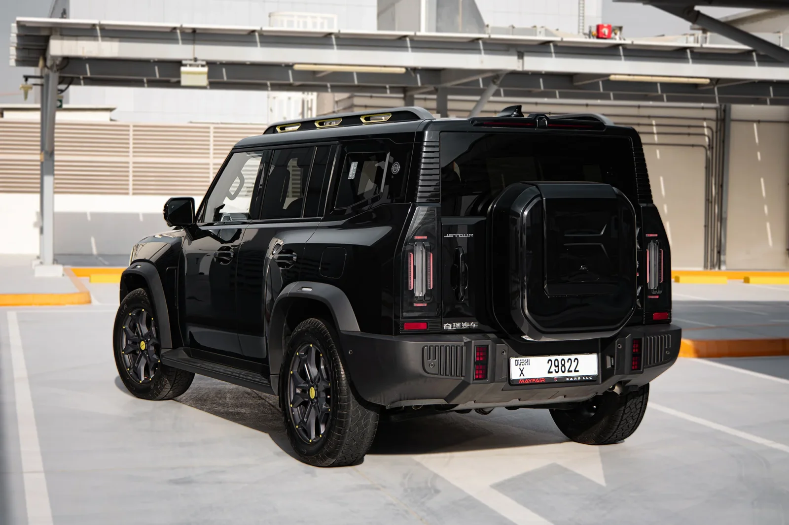 Rent Jetour T2  Black 2024 in Abu Dhabi - 4 