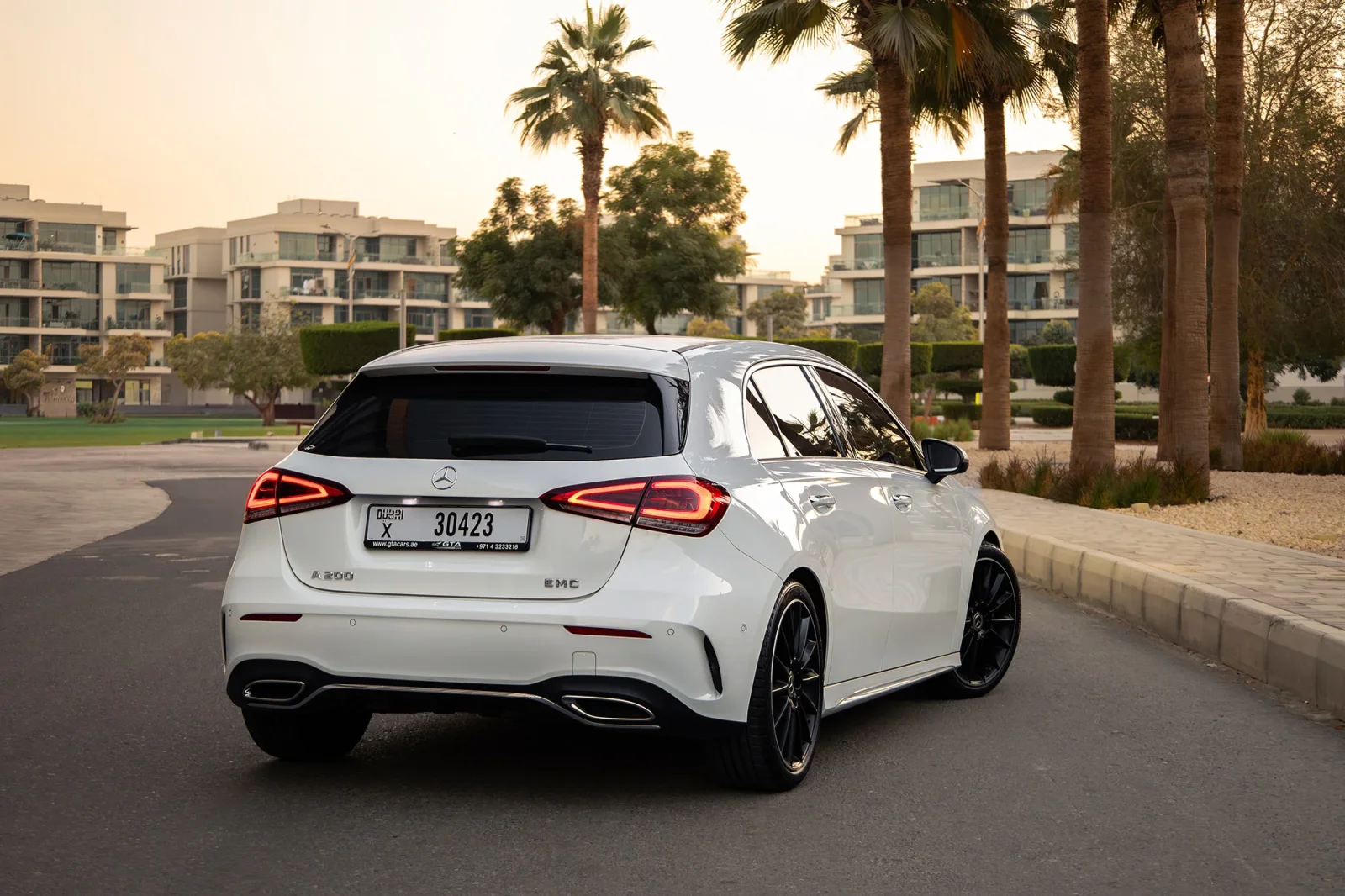 Rent Mercedes-Benz A-Class 200 White 2023 in Abu Dhabi - 8 