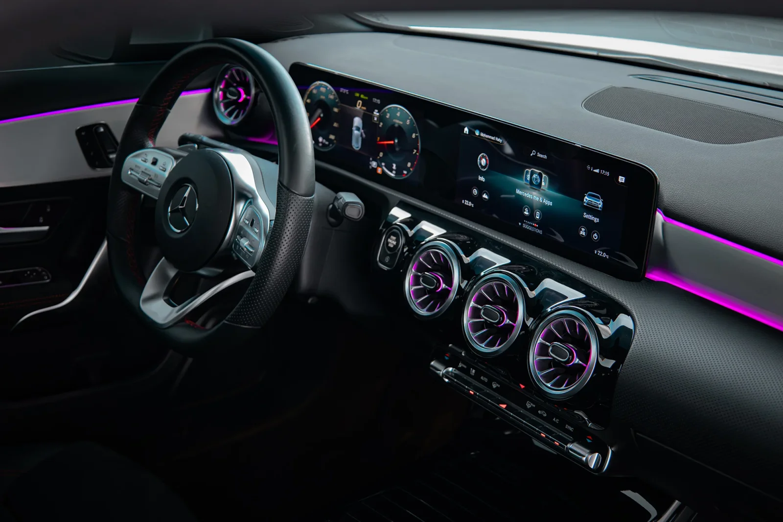 Rent Mercedes-Benz A-Class 200 White 2023 in Abu Dhabi - 14 