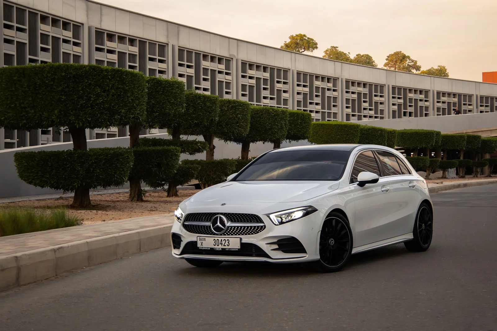 Rent Mercedes-Benz A-Class 200 White 2023 in Abu Dhabi - 11 