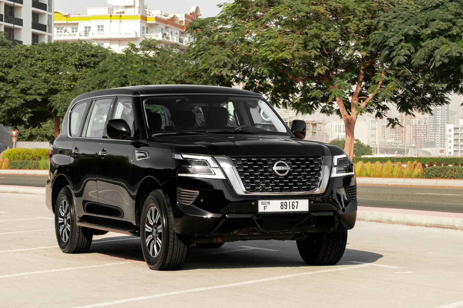 Rent Nissan Patrol  Black 2024 in Abu Dhabi