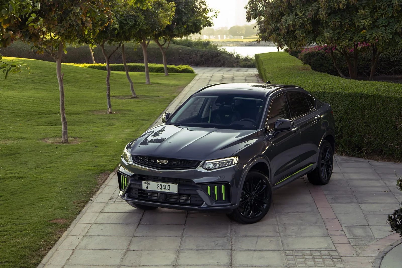 Rent Geely Tugella GF Grey 2024 in Abu Dhabi - 2 