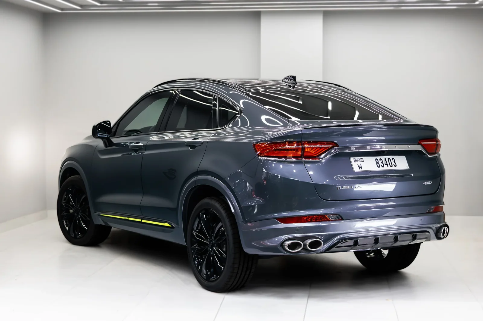 Loyer Geely Tugella GF Gris 2024 en Abou Dabi - 4 