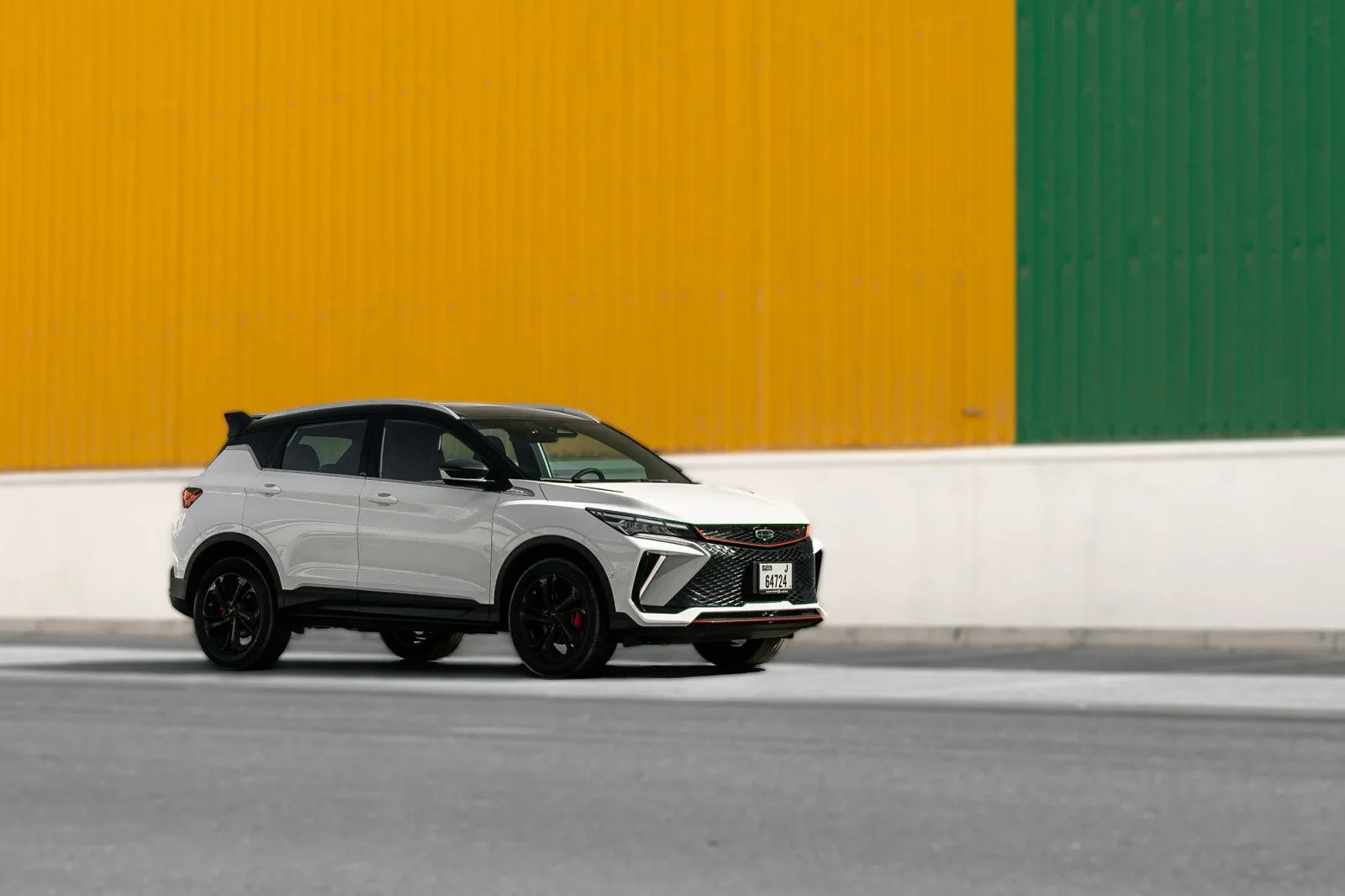 Rent Geely Coolray GF White 2024 in Abu Dhabi - 9 