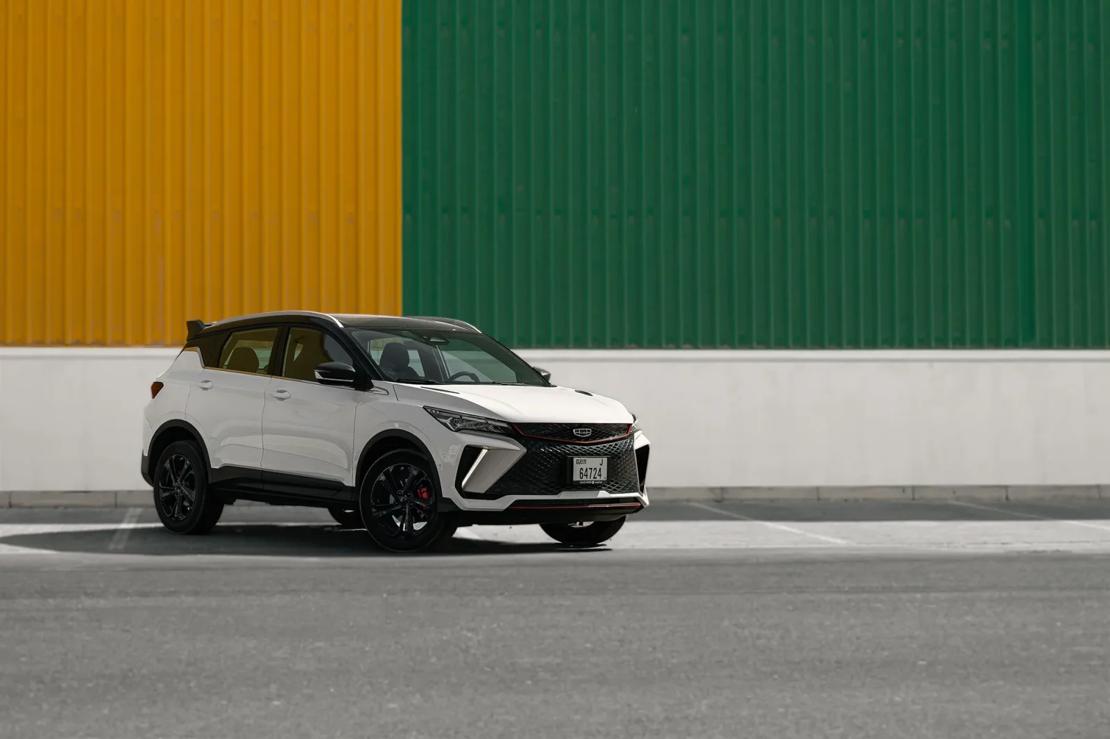 Rent Geely Coolray GF White 2024 in Abu Dhabi - 2 