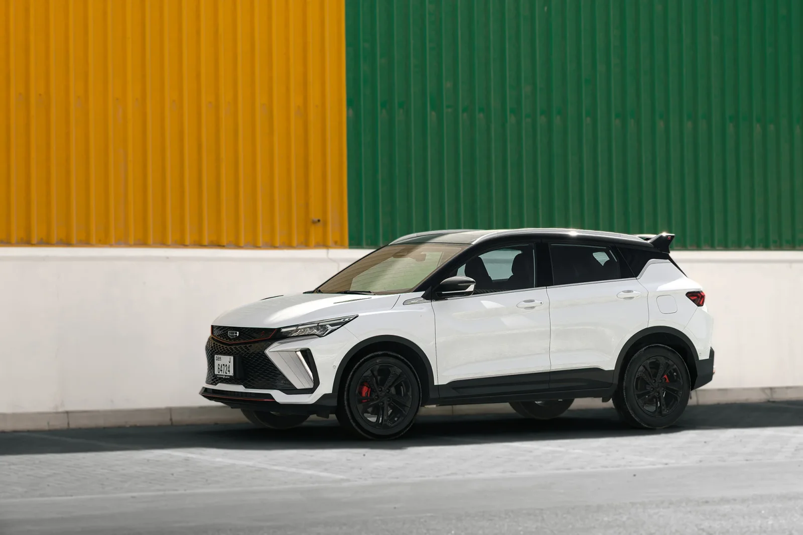 Rent Geely Coolray GF White 2024 in Abu Dhabi - 8 