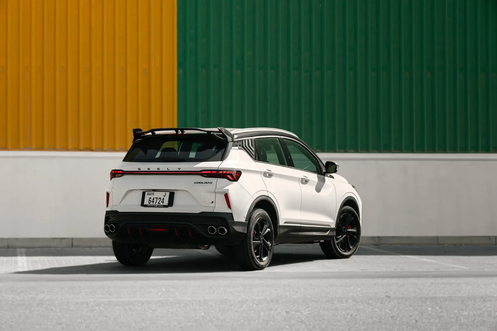 Rent Geely Coolray GF White 2024 in Abu Dhabi - 7 