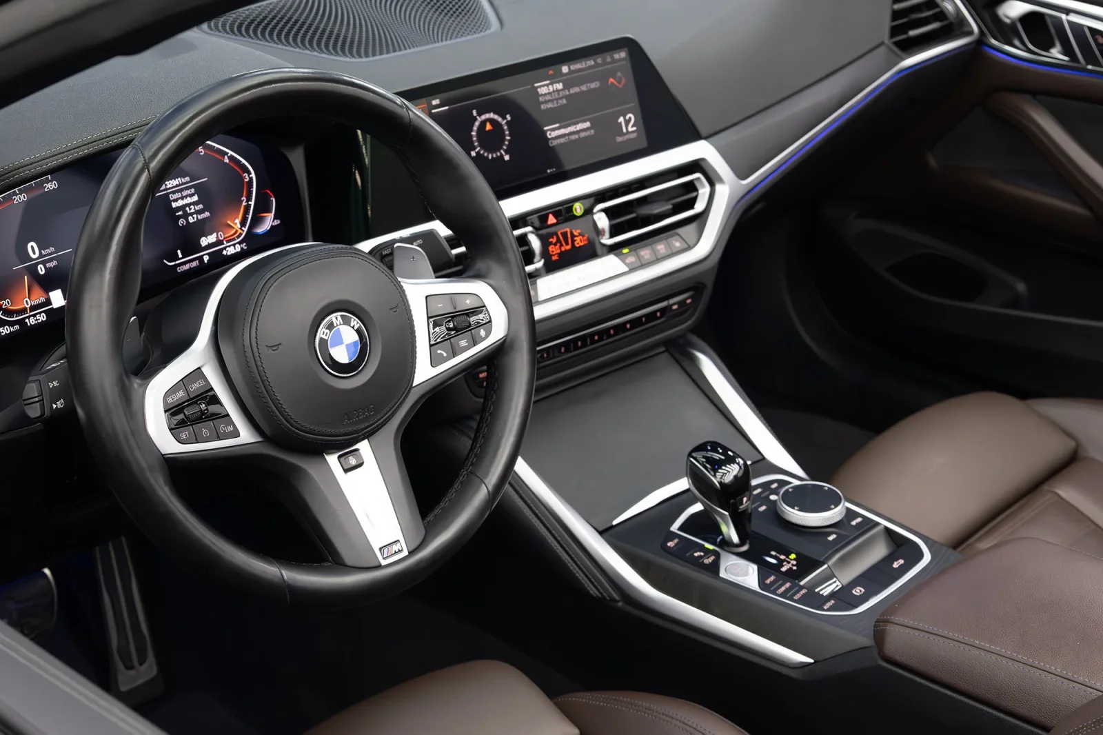 Rent BMW 4-Series 430 Blue 2023 in Abu Dhabi - 2 