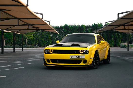 Dodge Challenger R/T Scat Pack Gelb 2022