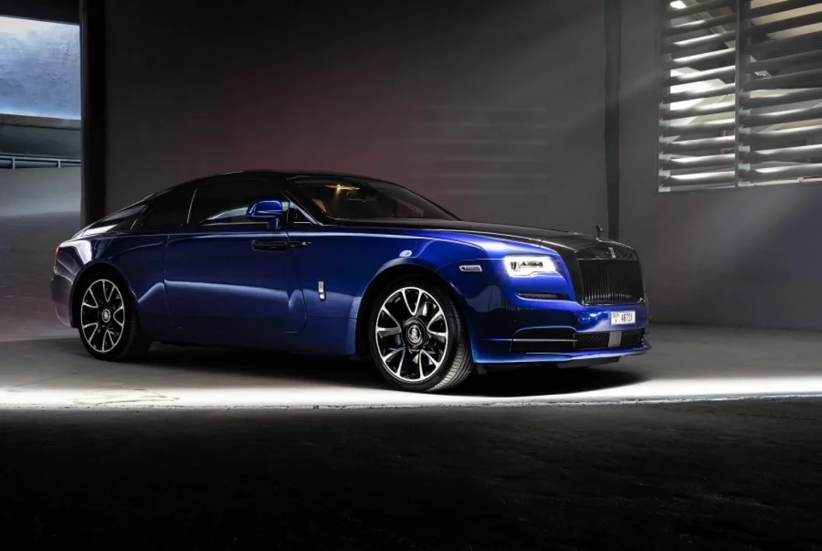 Rent Rolls-Royce Wraith  Blue 2020 in Dubai