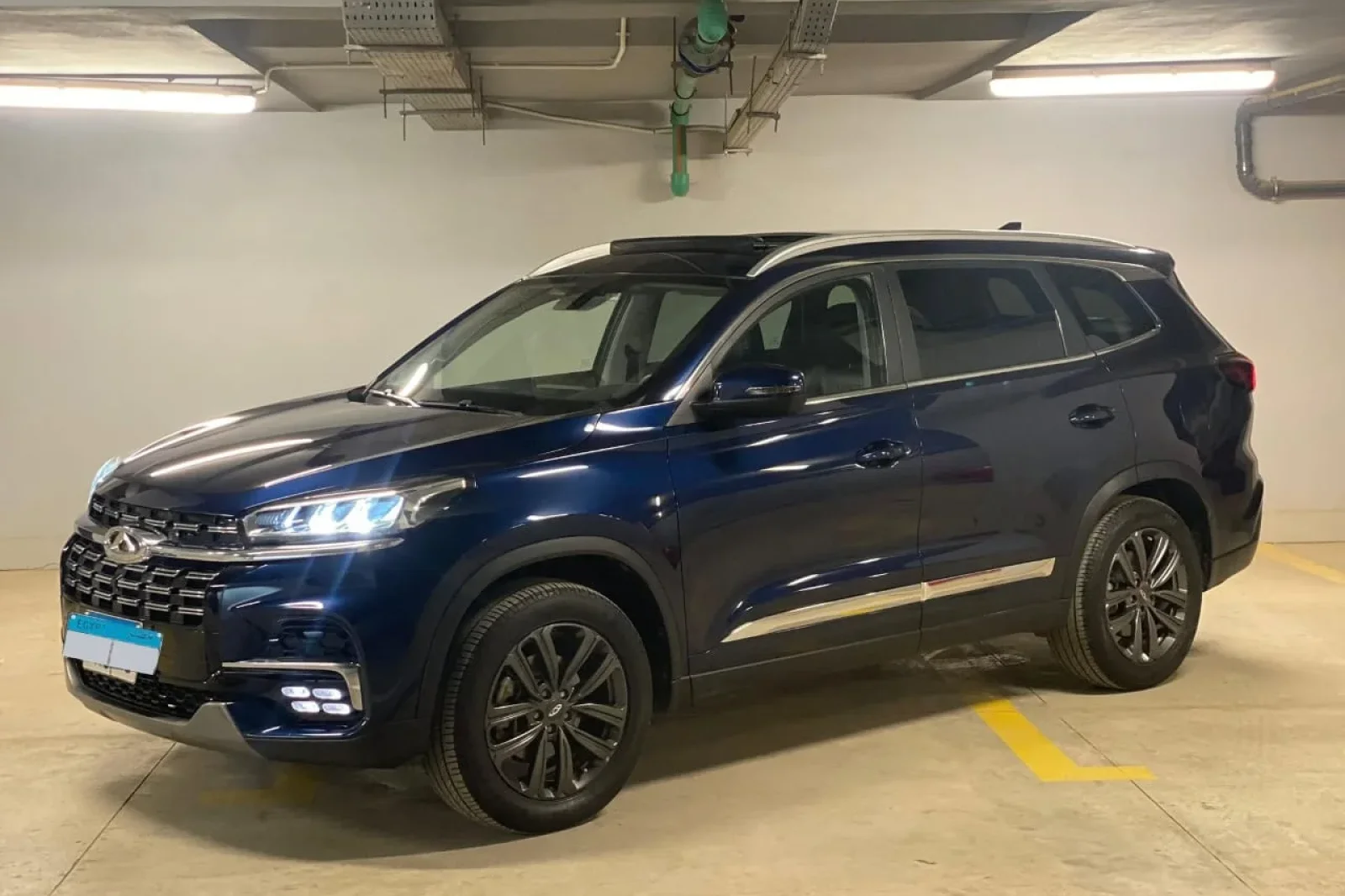 Rent Chery Tiggo 8 Pro Blue 2025 in Cairo