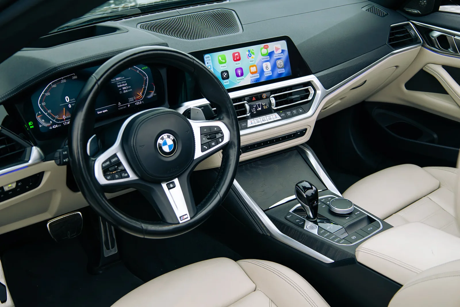 Loyer BMW 4-Series 430i xDrive Bleu 2022 en Abou Dabi - 13 