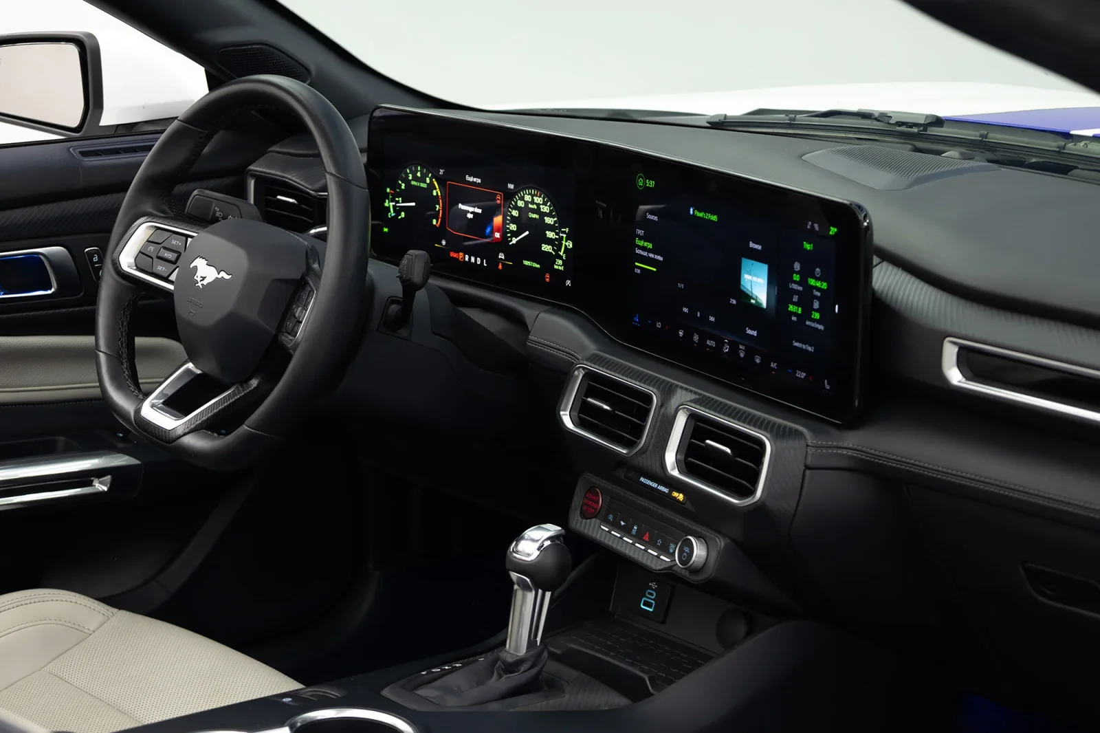 Rent Ford Mustang  White 2024 in Abu Dhabi - 2 