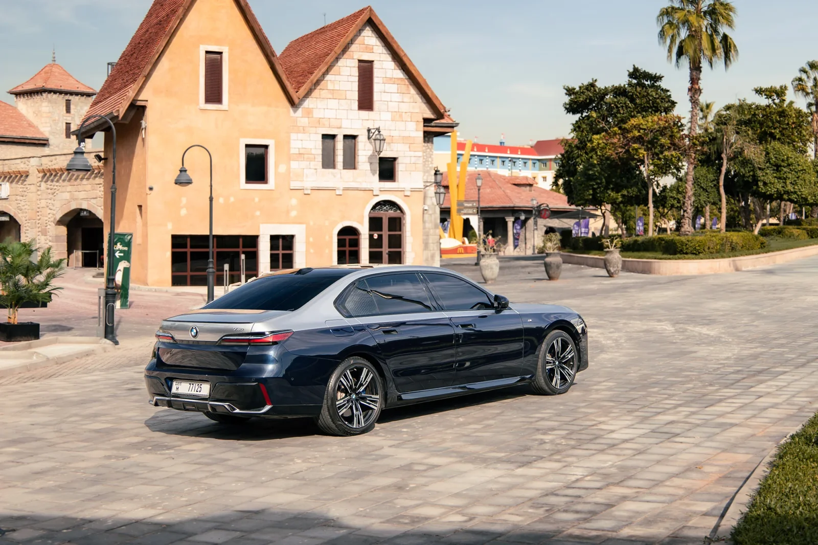 Rent BMW 7-Series 740i Individual Blue 2023 in Abu Dhabi - 15 