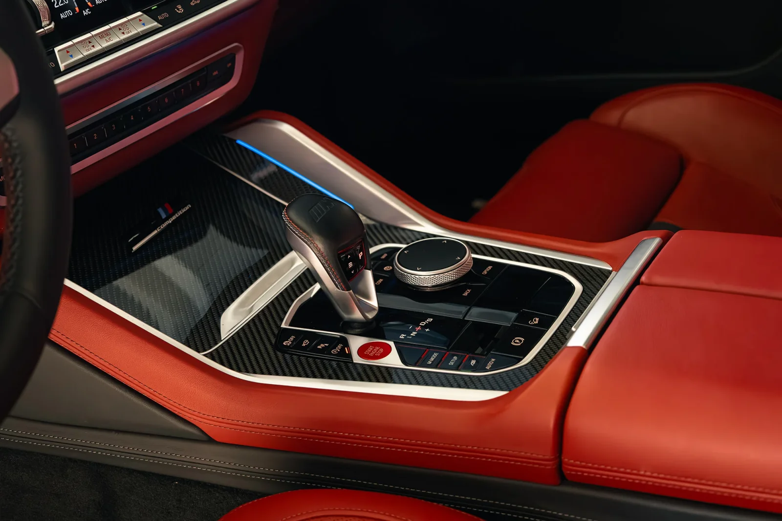 Rent BMW X5 M Competition Blue 2022 in Abu Dhabi - 6 