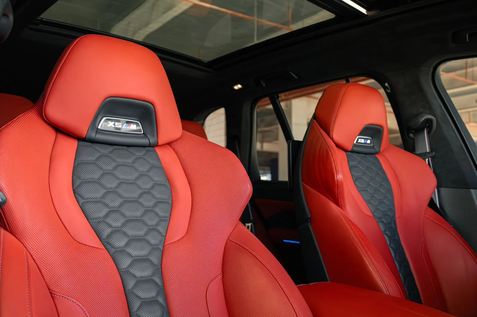 Rent BMW X5 M Competition Blue 2022 in Abu Dhabi - 8 