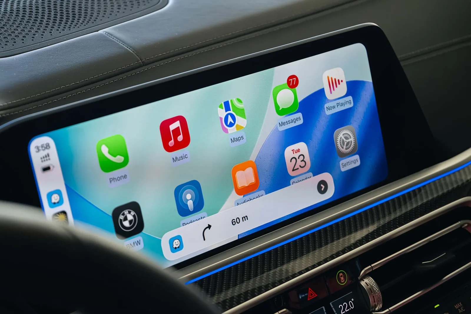 Rent BMW X5 M Competition Blue 2022 in Abu Dhabi - 7 