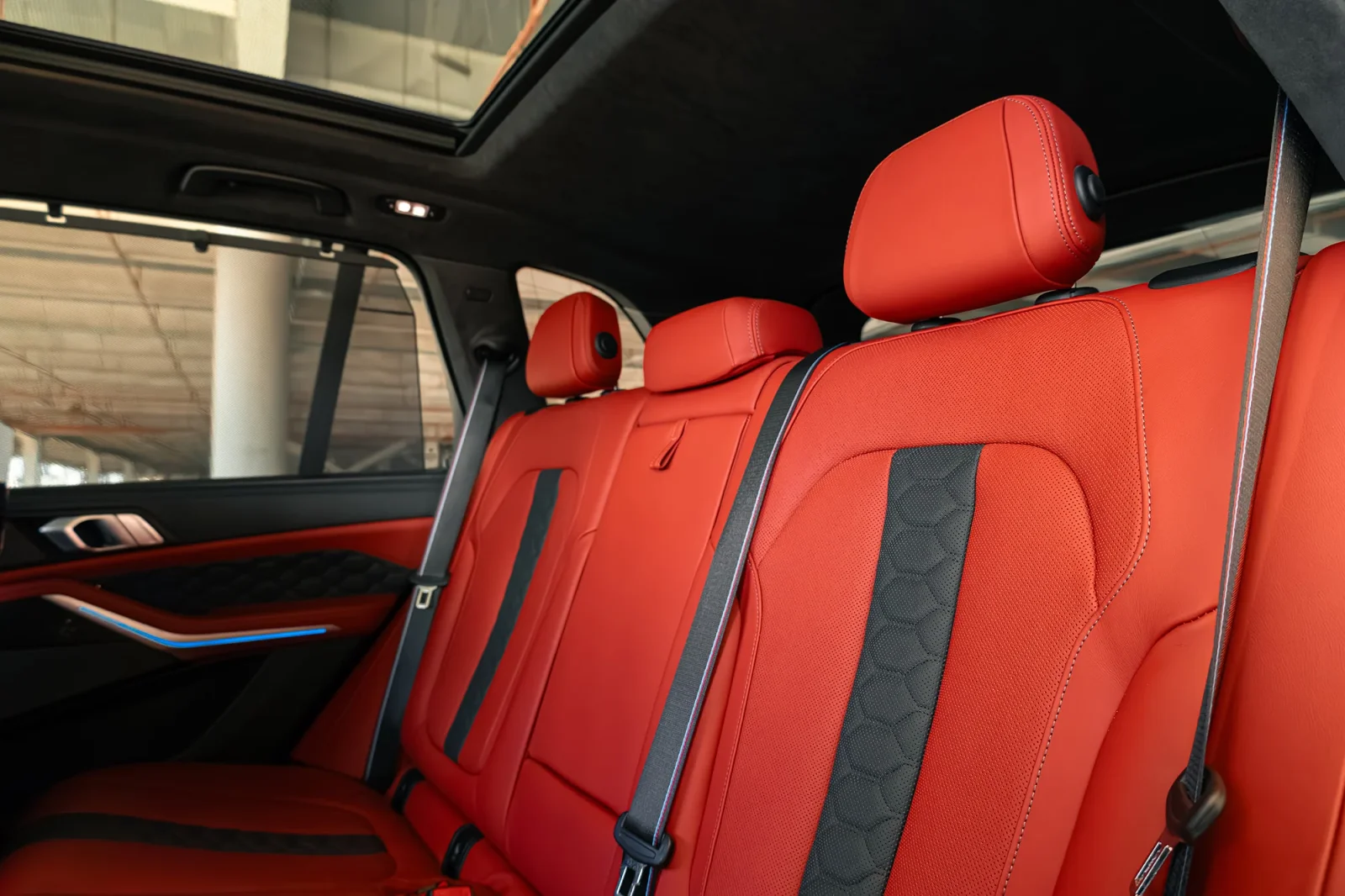 Rent BMW X5 M Competition Blue 2022 in Abu Dhabi - 9 