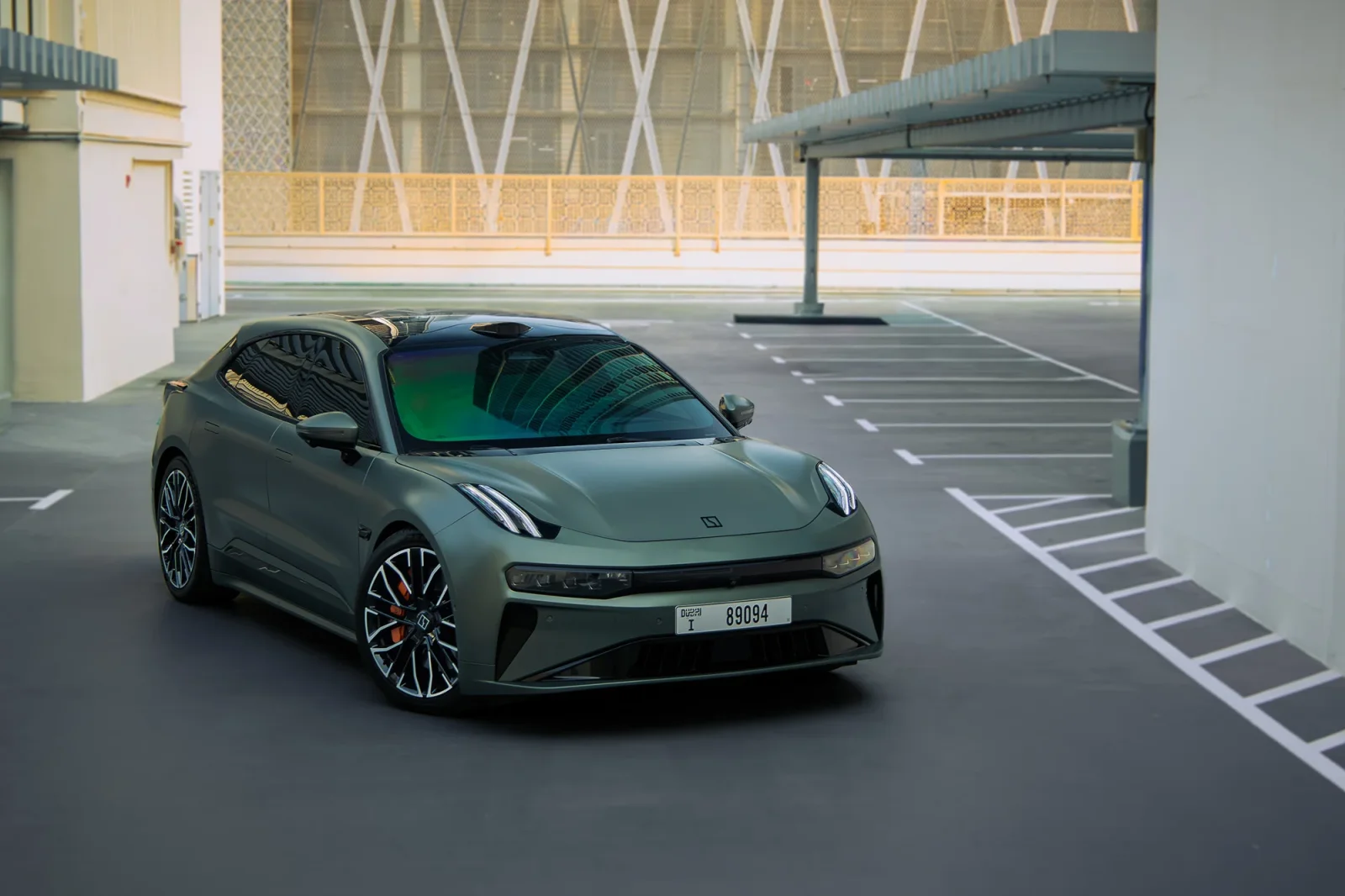 Rent Zeekr 1  Green 2024 in Abu Dhabi