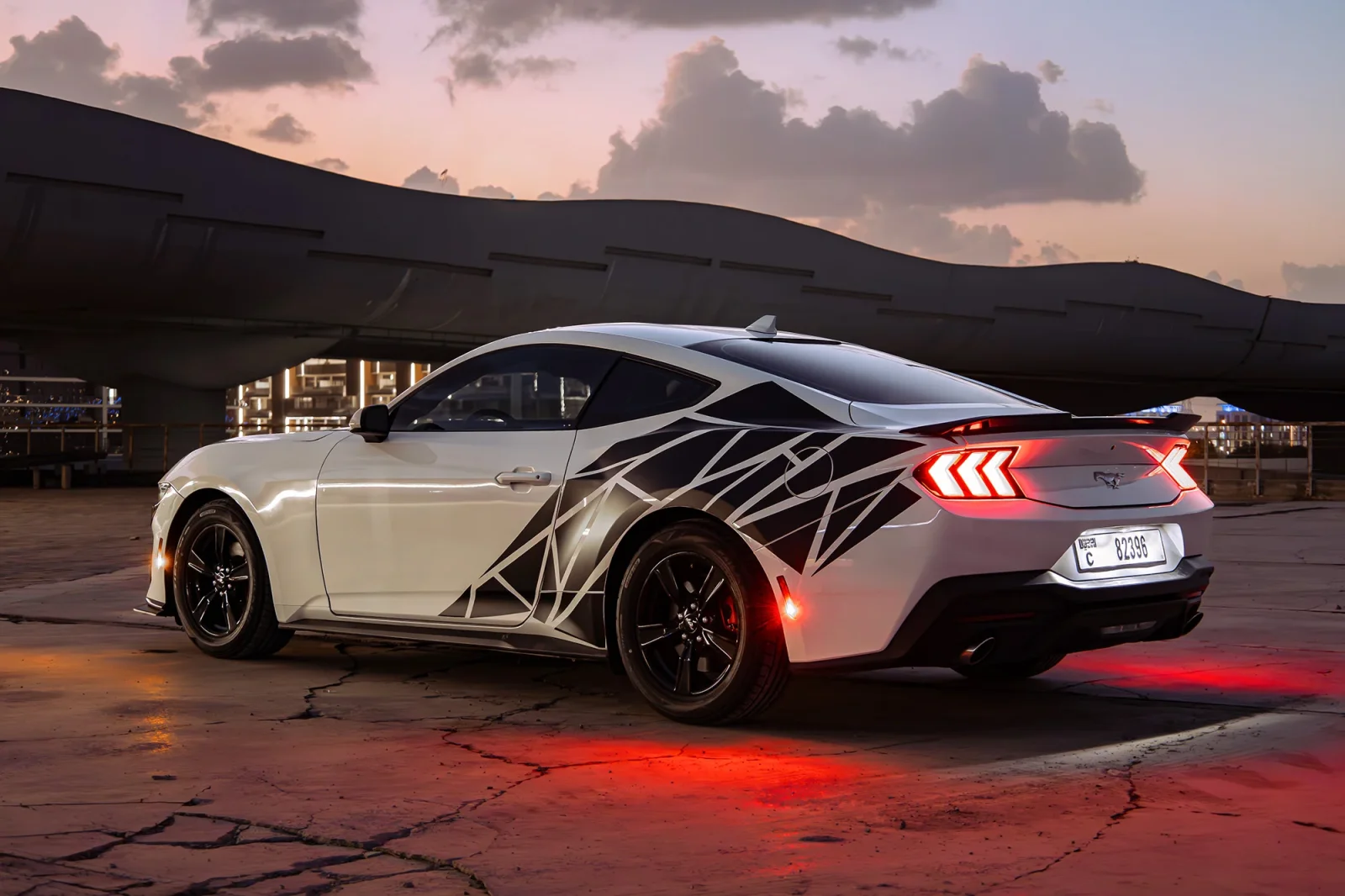 Rent Ford Mustang  White 2024 in Abu Dhabi - 12 