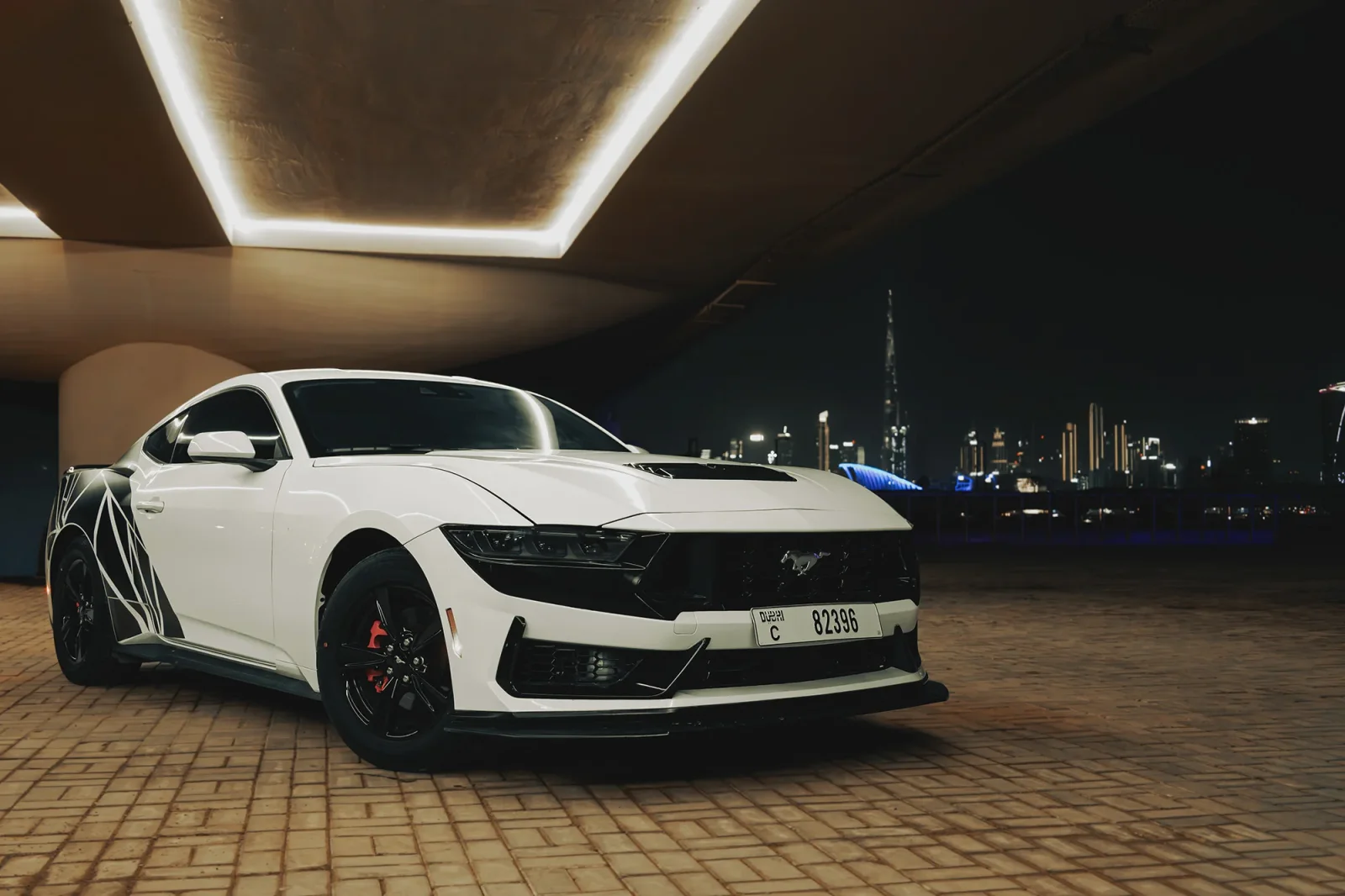 Rent Ford Mustang  White 2024 in Abu Dhabi - 2 