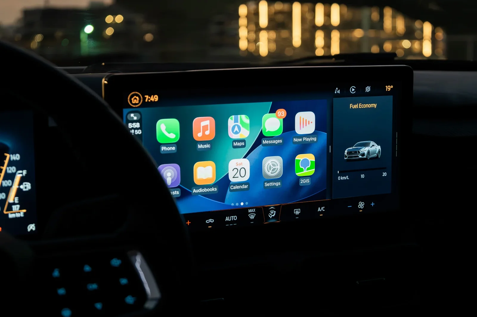 Rent Ford Mustang  White 2024 in Abu Dhabi - 8 