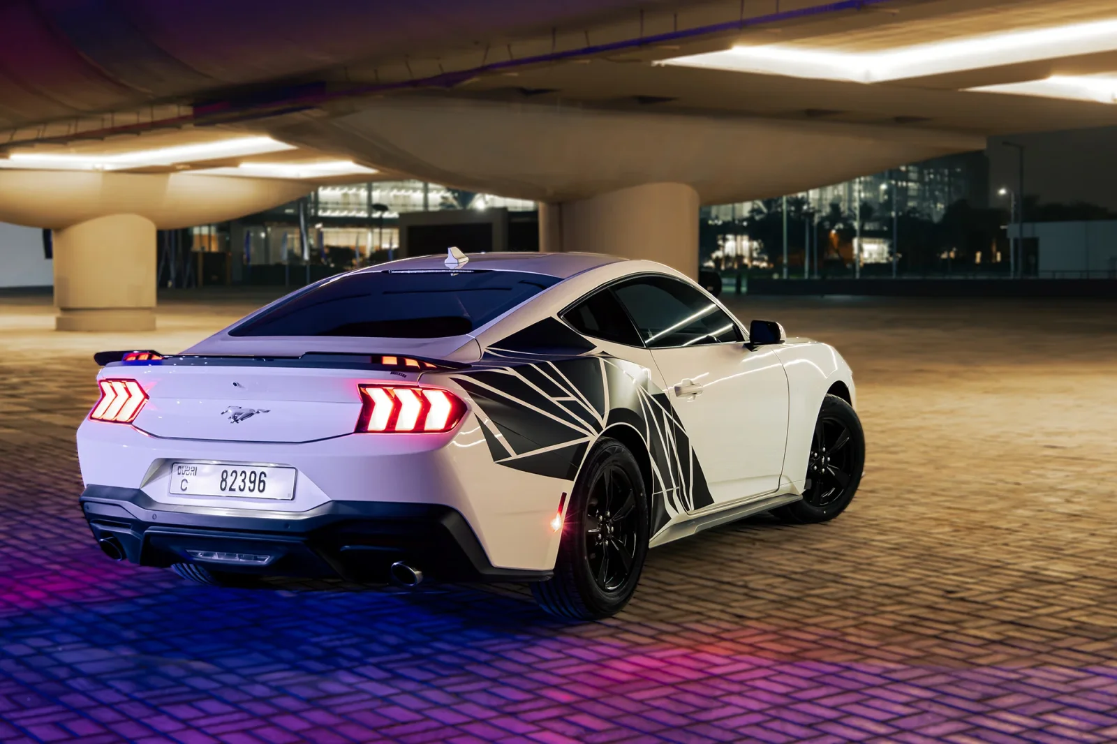 Rent Ford Mustang  White 2024 in Abu Dhabi - 15 