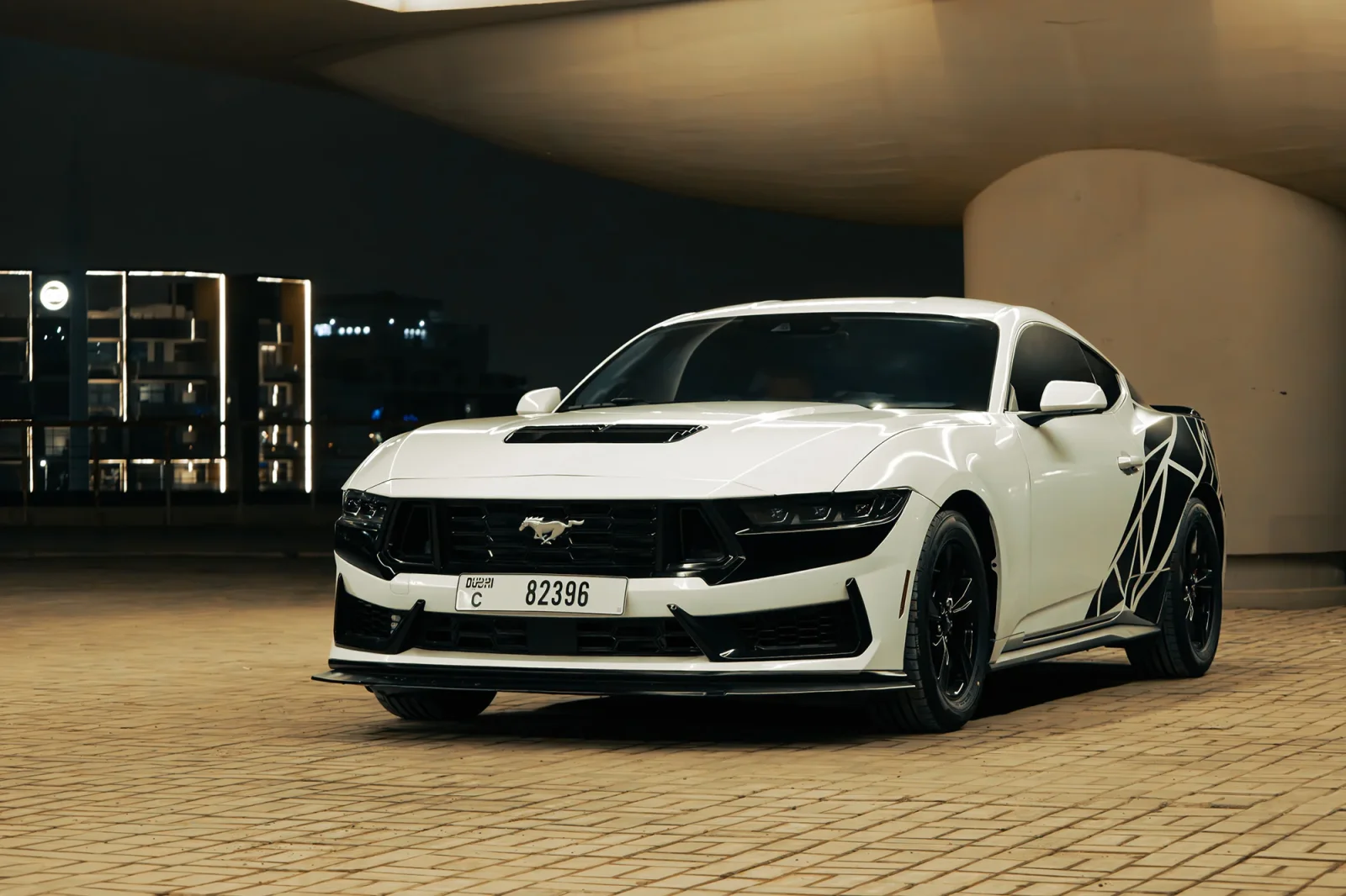 Rent Ford Mustang  White 2024 in Abu Dhabi - 13 