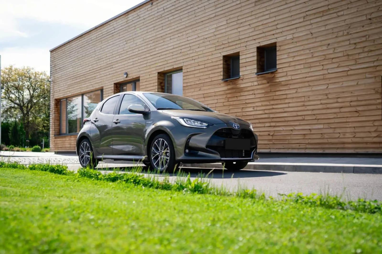 Rent Toyota Yaris  Grey 2023 in Abu Dhabi