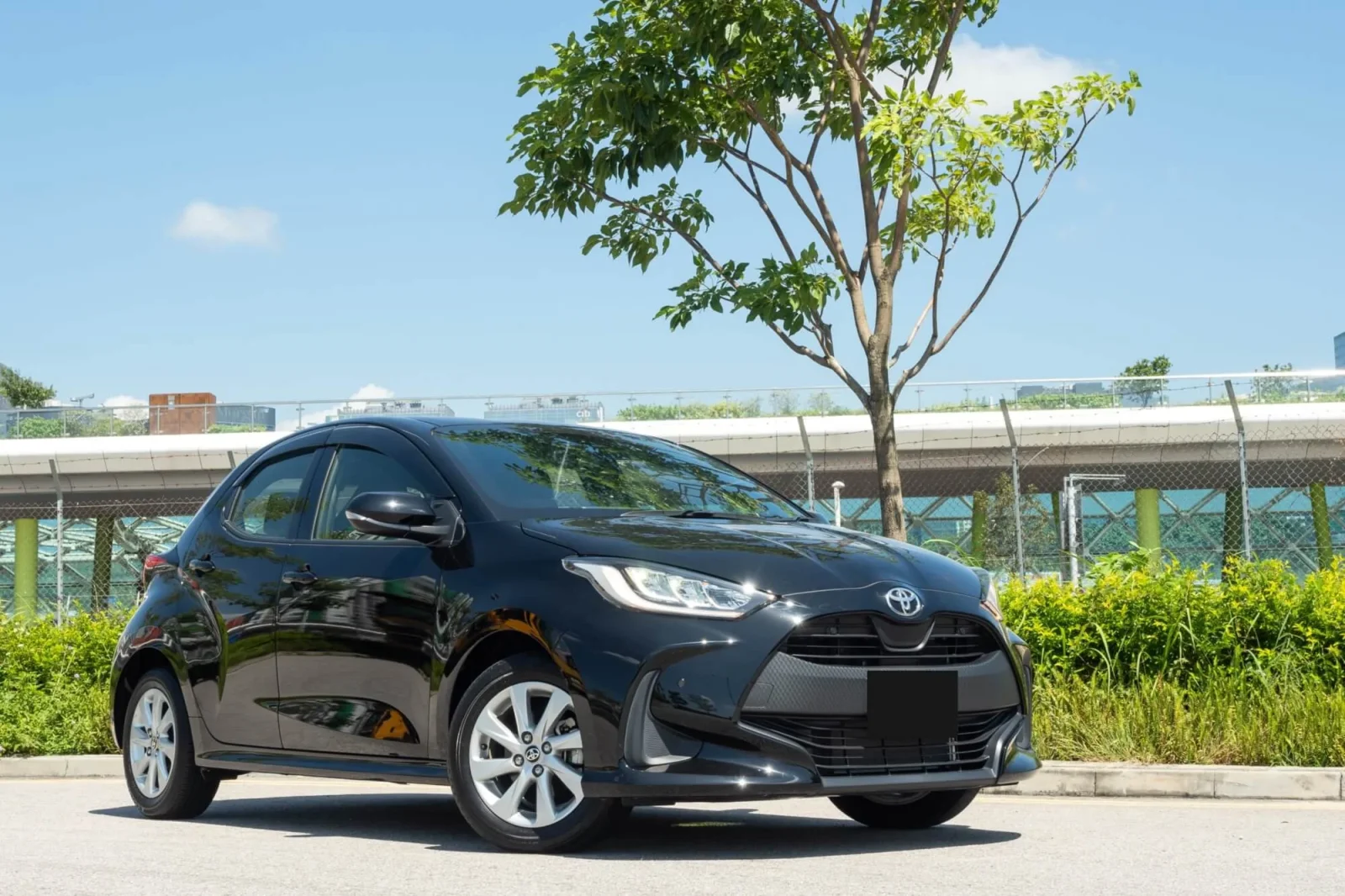 Rent Toyota Yaris  Black 2021 in Abu Dhabi