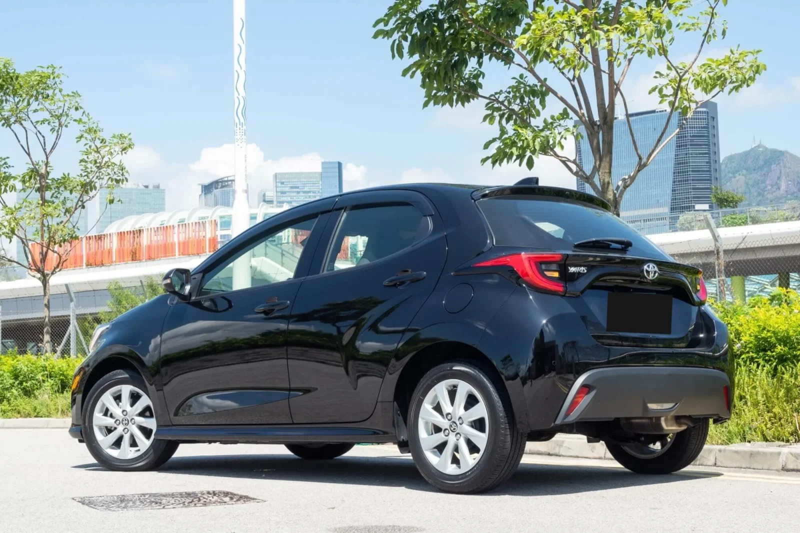 Rent Toyota Yaris  Black 2021 in Abu Dhabi - 2 